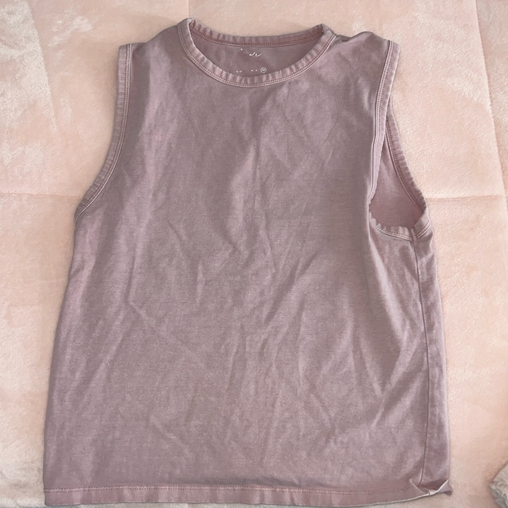 Pink workout tank